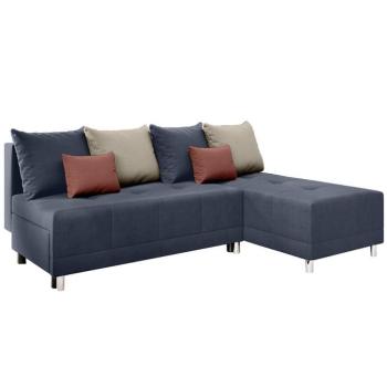 Sarokgarnitúra szett Max New Vena 15+7+1 sötétkék kép