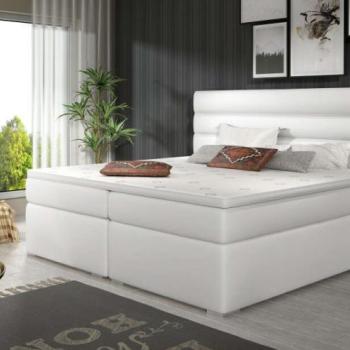 Softy 140x200 boxspring ágy matraccal fehér kép