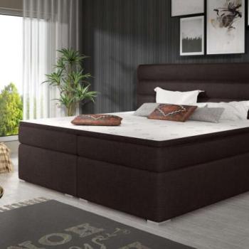 Softy 160x200 boxspring ágy matraccal barna kép