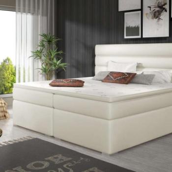 Softy 160x200 boxspring ágy matraccal bézs kép