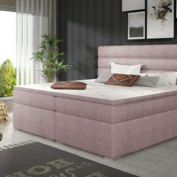 Softy 160x200 boxspring ágy matraccal rózsaszín kép