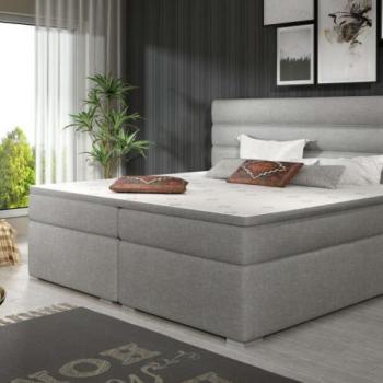 Softy 160x200 boxspring ágy matraccal szürke kép