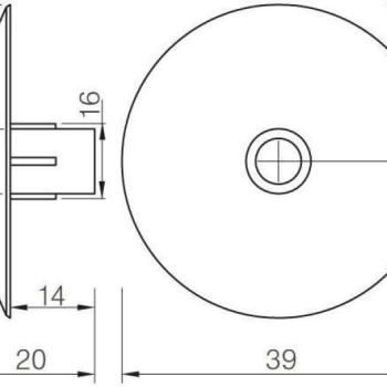 STRONG Csúszó talp rápattintható 464 5 mm fekete kép