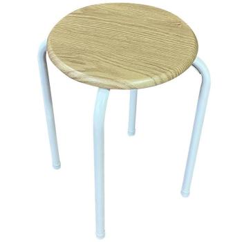 Szék DR-N-657 Axel 10895 fehér/természetes kép