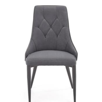 Szék K365 Velvet/Fém szürke kép
