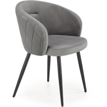 Szék K430 Velvet/Fém szürke kép