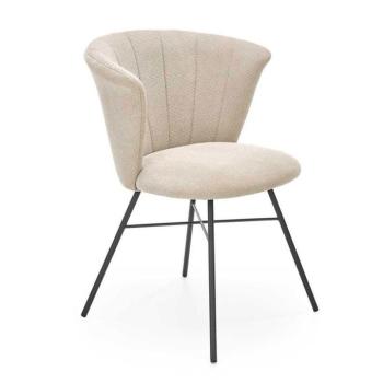 Szék K459 szövet/fém bézs 60x59x79 kép