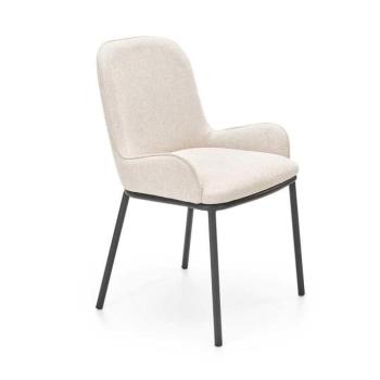 Szék K481 szövet/fém bézs 54x60x83 kép