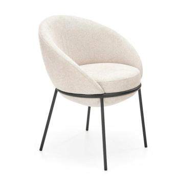 Szék K482 szövet/fém bézs 61x59x78 kép