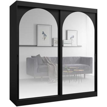 Szekrény 2d Modin 200 Fekete kép