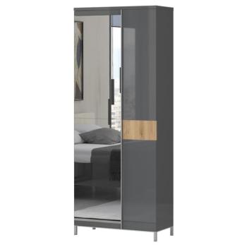 Szekrény 2d Onyx V2 Pacific Walnut/Anthracite kép