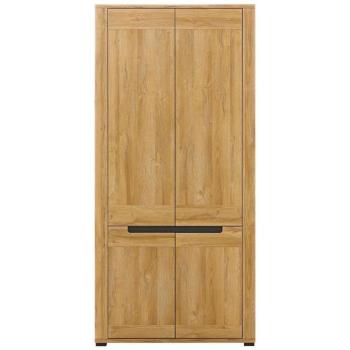 Szekrény 2d York Y-7 Tölgy/Grafit kép