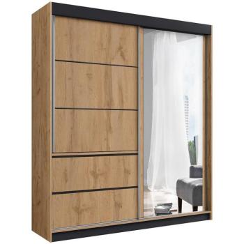 Szekrény Adel craft arany 150x215 kép