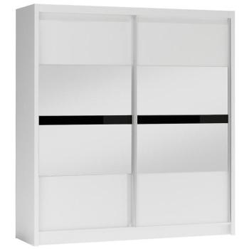 Szekrény Batumi 203 fehér/tükör kép