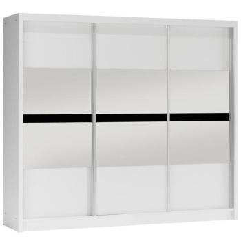 Szekrény Batumi 250 fehér/tükör kép