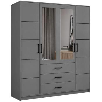 Szekrény Belluno 200 grafit kép