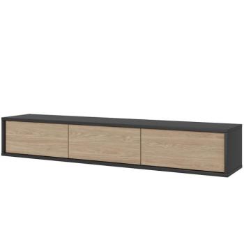 Szekrény Frida  3k 38  Antracit/Tölgy Olajos kép