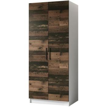 Szekrény Gold 2d Fehér/Old Style kép