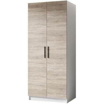 Szekrény Gold 2d Fehér/Tölgy Sonoma kép