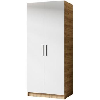 Szekrény Gold 2d Tölgy Craft Aranysárga/Fehér kép