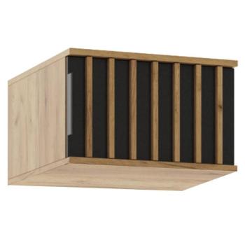 Szekrény hosszabbítás Sorento craft arany/fekete kép