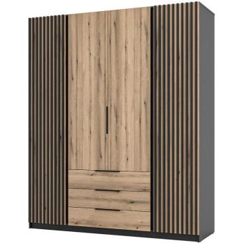 Szekrény Kaja BL/EV-BL 2 LAM 2F 3S kép