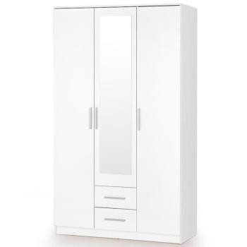 Szekrény Lima S-3 fehér/tükör kép