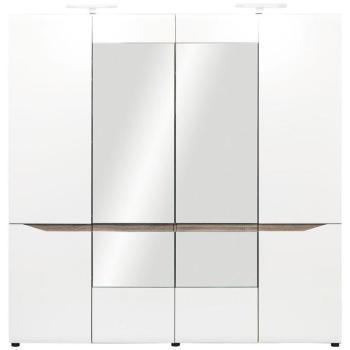 Szekrény  Lionel Li10 Tölgy S./ Fehér kép