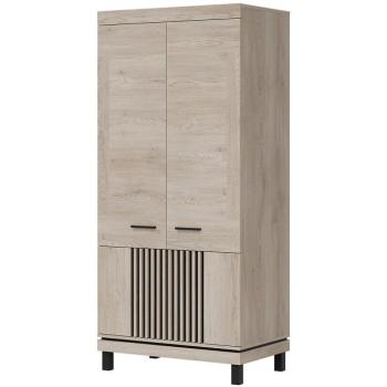 Szekrény Mati Mi10 Tölgy Crem/Cz kép