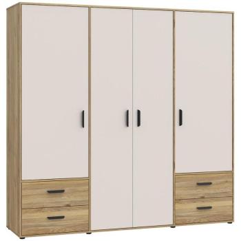 Szekrény Mokkaro Moks841-M802 Homok/tölgy Mauvella kép