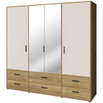 Szekrény Mokkaro  Moks846-M802  2d2lud6sz Homok/Tölgy Mauvella kép