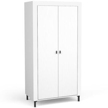 Szekrény Mossa M01 2D tölgy whisky/fehér matt kép