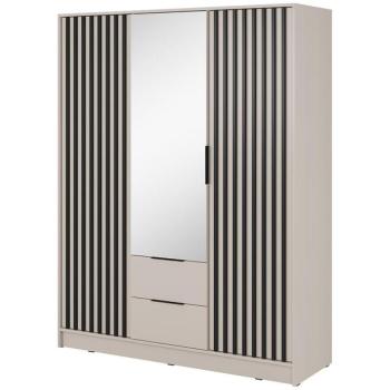 Szekrény Nelly 3d tükör Kasmír/fekete pop kép