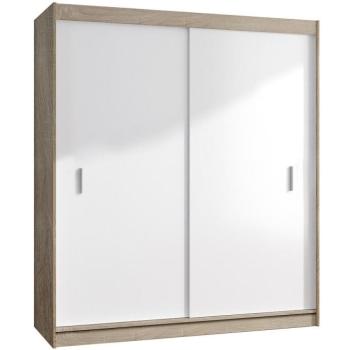 Szekrény POP 180 fehér/sonoma kép