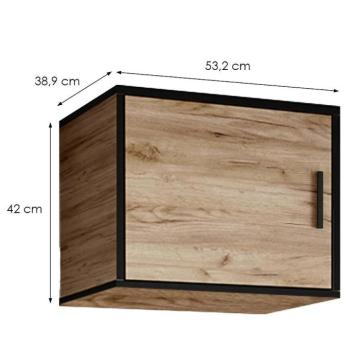 Szekrény Roj 1d Arany Craft tölgy kép