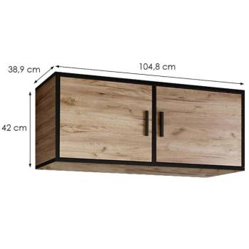 Szekrény Roj 2d Arany Craft tölgy kép