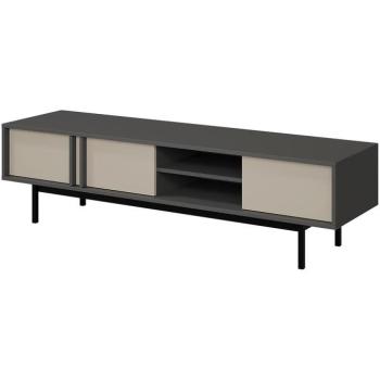 Szekrény RTV 160 Alsy 9 Világos bézs/Antracit kép