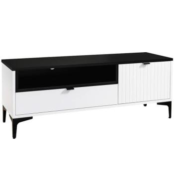 Szekrény RTV Fabio 1D1S munkalap fekete kép