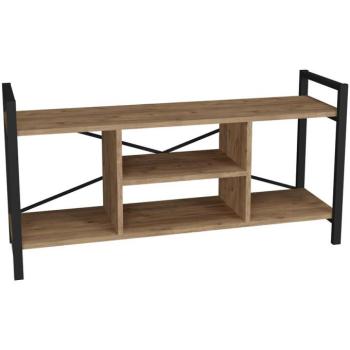 Szekrény RTV FD-12035TVU-001 natúr/fekete kép