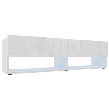 Szekrény RTV Izumi 140 WH fehér mat/fényes kép