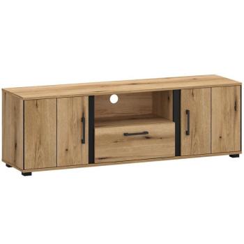 Szekrény RTV Kendal B 2d1s Light + Black kép