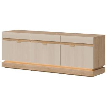 Szekrény RTV Milton Ml01 Tölgy Crem Torro Kremona kép