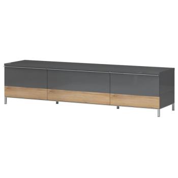 Szekrény RTV Onyx TV180-2K1F/ON anthracite/pacific walnut kép