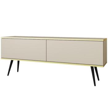 Szekrény RTV Oro 135 Nélkül+ Fekete lábak kép