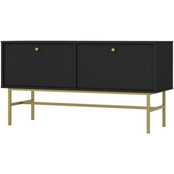 Szekrény RTV Tokyo 3 2K fekete grafit 302 kép