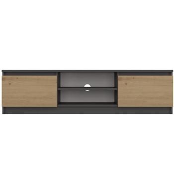 Szekrény RTV140 Malwa Antracit/Artisan kép