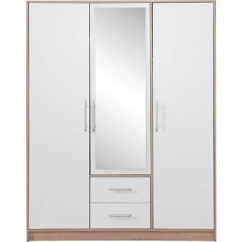 Szekrény Smart SRl1 150 cm tölgy sonoma/fehér kép