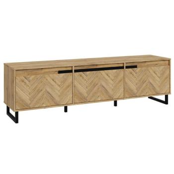 Szekrény Solletico tölgy spica halszálka / tölgy bartex kép