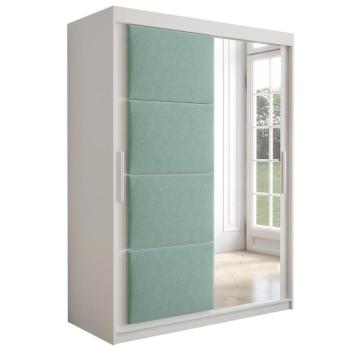 Szekrény Tapi 150 Fehér/Pisztácia kép