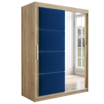 Szekrény Tapi 150 tölgy Sonoma/Kék kép